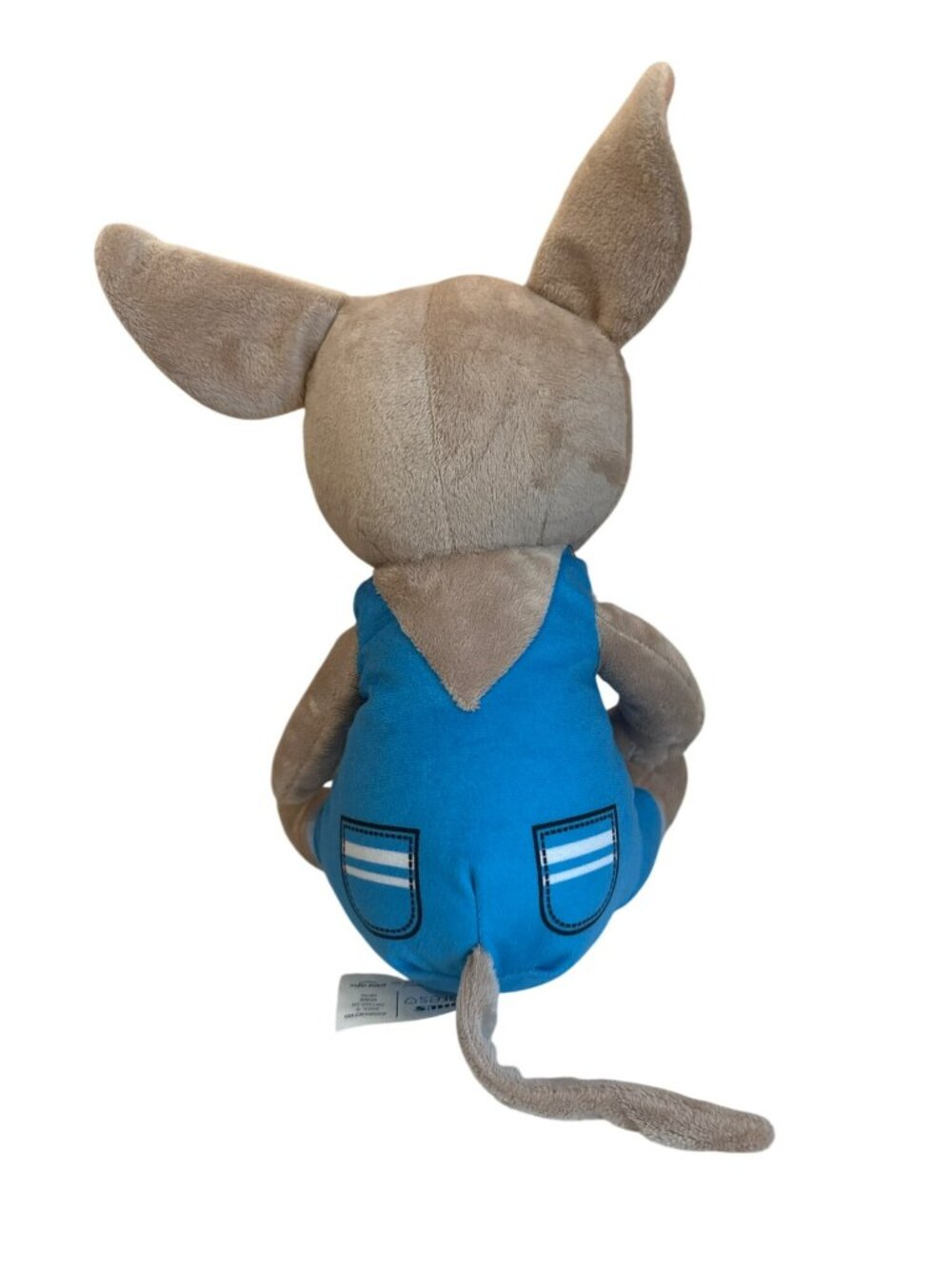 Kohls Cares If You Give A Mouse A Cookie Plush Toy Gray Mouse In Blue Overalls - Picture 4 of 7